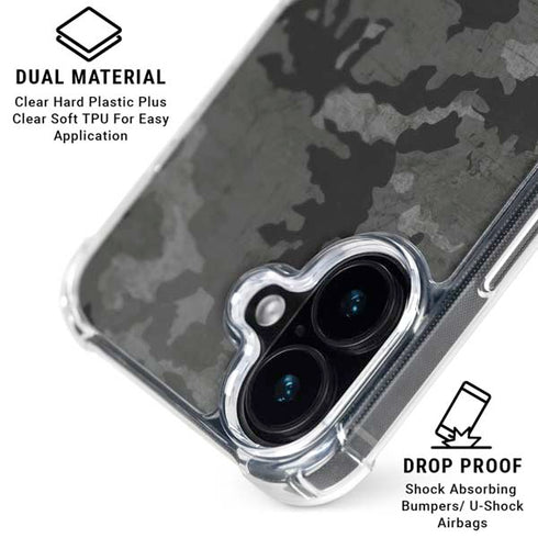 Digital Camo iPhone 16 Clear Case